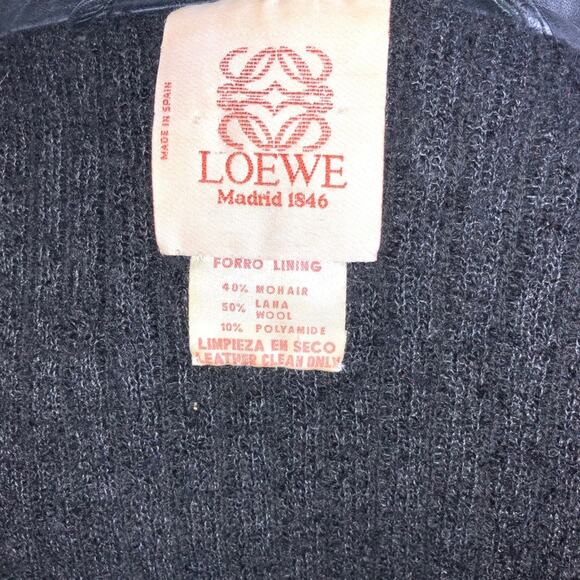Loewe Black Nappa Leather Vintage Jacket 38 - Picture 3 of 6
